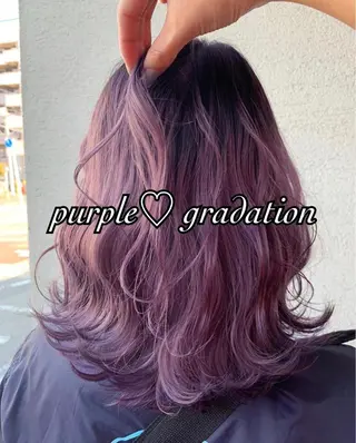 セミロング カラー Dia✂︎ 高澤優希のヘアスタイル