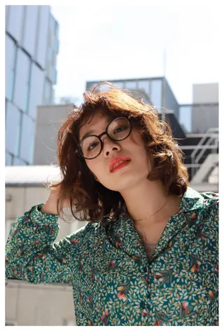 ミディアム パーマ 【ミディアムと ロングに特化】島田恋のヘアスタイル