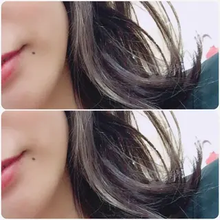 ミディアム カラー 大栗 佑也  髪質改善のヘアスタイル