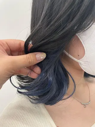 ミディアム KANGOLSALON 富山セントラル所属・松井 亜美のヘアスタイル