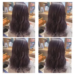 カラー 髪質改善艶髪 ℍ𝔸ℝ𝕌𝕂𝔸のヘアスタイル