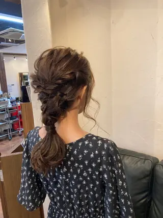 ロング カラー ヘアアレンジ 🌸栄/髪質改善 透明感/ムラカミ🌸のヘアスタイル