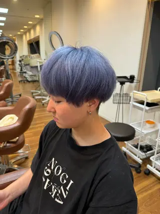 カラー メンズ hono🐬カラー 特化/ハイトーンのヘアスタイル