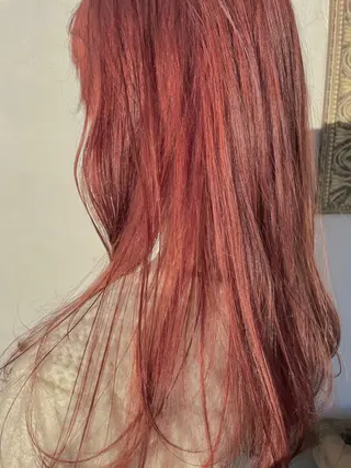 ロング カラー 茂原 麻生のヘアスタイル