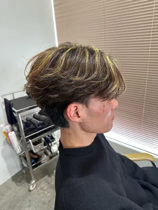 カラー メンズ 森 和輝のヘアスタイル
