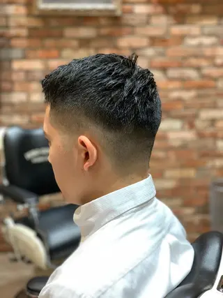 ショート HIROGINZAプレミアムバーバー赤坂店所属・田中 千恩のヘアスタイル