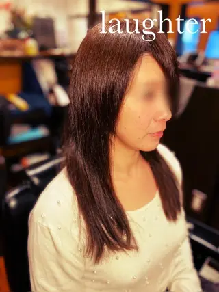 ロング 尾崎 弘充のヘアスタイル