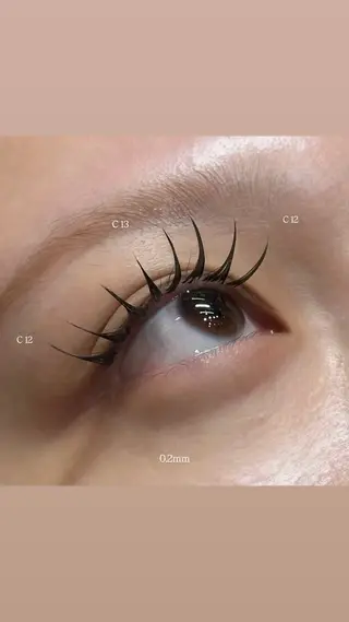 マツエク・マツパ 若狭 凜のマツエク・マツパデザイン