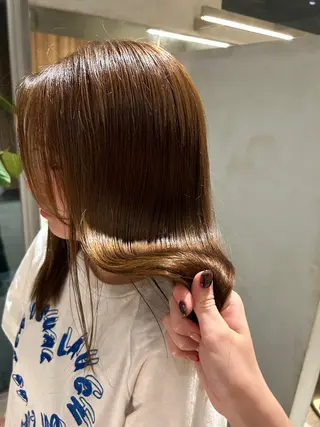 ロング れんか/メンズカット /ベージュ/透明感のヘアスタイル