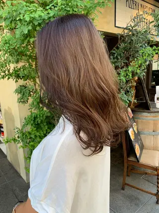 ロング カラー AMI ウルフパーマ/メンズのヘアスタイル