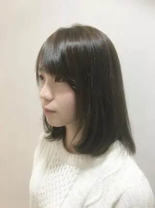ショート ミディアム カラー 永井 大希のヘアスタイル