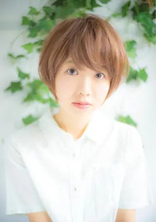 ショート カラー パーマ ツイスパ・波巻き 🩵片平和香奈のヘアスタイル