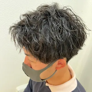 パーマ メンズ 美粧ほそや所属・斉藤 凜のヘアスタイル