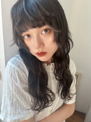 ロング パーマ 名古屋美容師/ moeのヘアスタイル