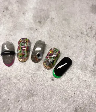 ネイル ﾈｲﾙﾙｰﾑﾘｯｶ 𝐦𝐚𝐲𝐮のネイルデザイン