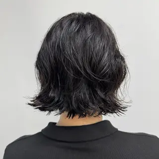 ショート パーマ ボブ/ショート/ パーマ/shinのヘアスタイル