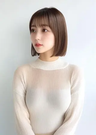 ショート 透明感カラー ふうか　渋谷のヘアスタイル