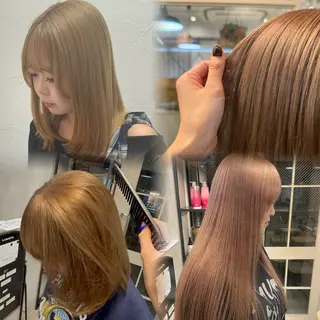 ロング カラー Lomalia もえかのヘアスタイル