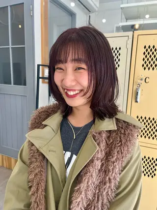 ミディアム カラー 🌼sunc HINAMI🌼のヘアスタイル