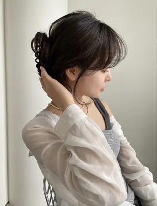 ロング カラー Jr.スタイリスト ヨシノヒメカ　梅田のヘアスタイル