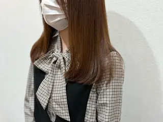 セミロング アメイジングヘアー 千歳店　福嶋のヘアスタイル