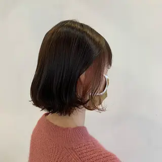 ミディアム カラー まろやかカラー🤎 みなとまほのヘアスタイル