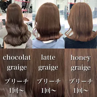 ミディアム カラー 🎨ブリーチ職人 店長Takaya🎨のヘアスタイル