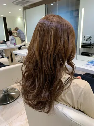 ロング カラー ケンジアネッタ Men'sのヘアスタイル