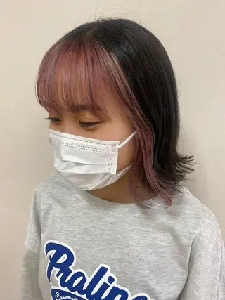 ミディアム カラー 🌈haru🌻 藤沢ハイトーン🌈のヘアスタイル
