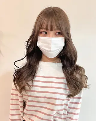 ロング カラー ヘアアレンジ ブリーチなし/ レイヤー🌿runaのヘアスタイル