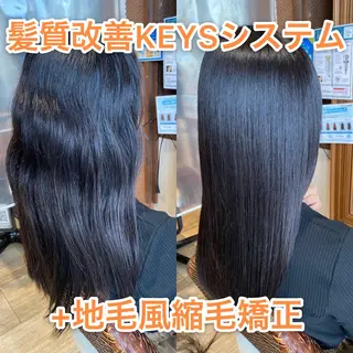 ミディアム KIZU 髪質改善 オカルト怪談のヘアスタイル