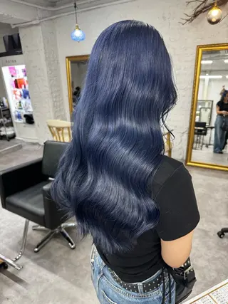 ロング カラー ハイトーン/ダブル カラー/akihoのヘアスタイル