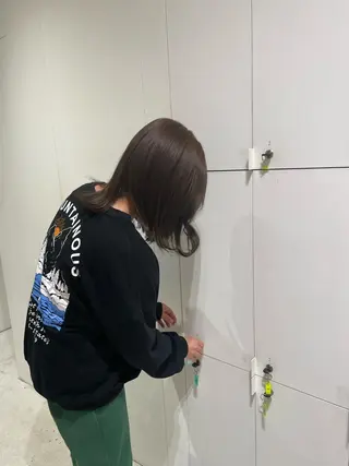 ミディアム カラー loely 💞miyuのヘアスタイル