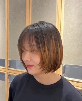 ミディアム 縮毛矯正/艶カラー 🌻🌻MIREIのヘアスタイル