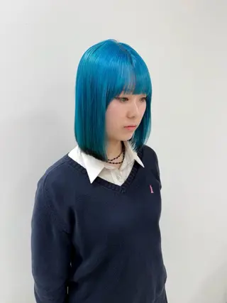 ショート カラー ヘアアレンジ 🍒KIKUCHI KANAE🍒のヘアスタイル