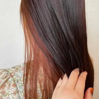 ロング カラー 伊藤ゆかり/髪質改善 /透明感カラーのヘアスタイル
