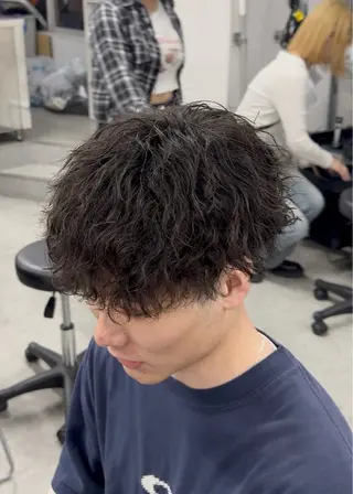 パーマ メンズ パーマ特化 まなるのヘアスタイル