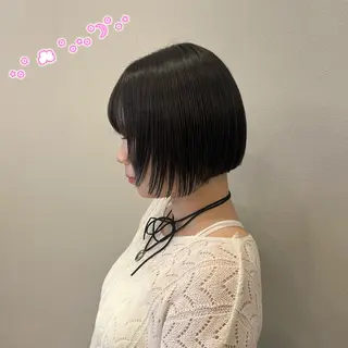 ミディアム ヘアセット/ピンク /レッド/あつはのヘアスタイル