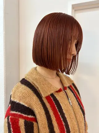 ショート レイヤーカット/ 透明感カラーmikuのヘアスタイル