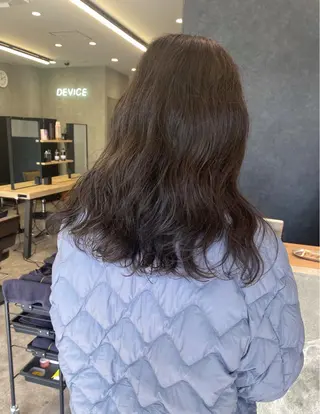 セミロング パーマ 🕶️佐藤 海李🐏のヘアスタイル