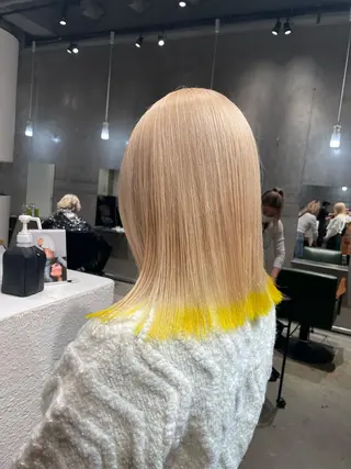 ロング カラー MONIQA【モニカ】所属・名古屋ハイトーン/ 🐶ブリーチ専門店のヘアスタイル