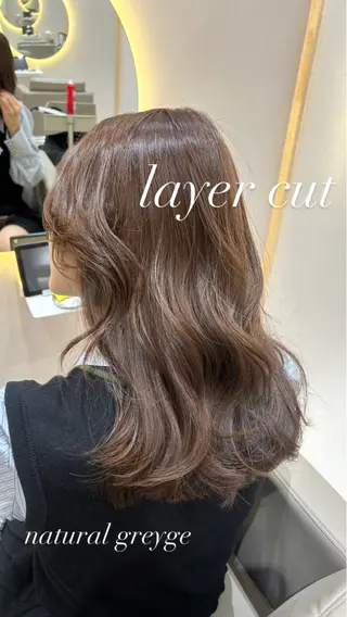 ロング カラー 🫧ツヤ髪＊赤味消し nanami🫧のヘアスタイル