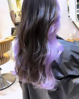 ロング カラー Yuto 複雑履歴 /ブリーチ/エクステのヘアスタイル