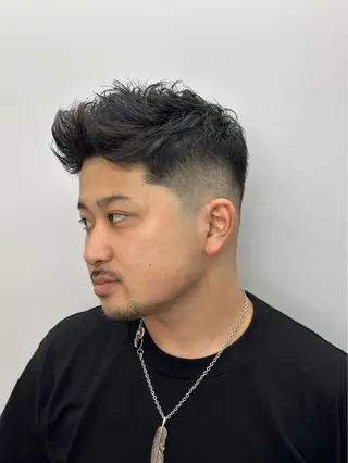 ショート FADE&LINE登戸店所属・🔥メンズ専門 美容師🔥 柳澤陵心のヘアスタイル