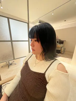 ミディアム 【ROSSO】 SHUHEIのヘアスタイル