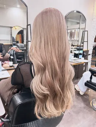 ロング カラー 🦄🩵YUNA 🩵🦄のヘアスタイル