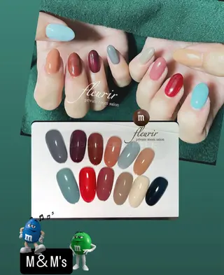 ネイル フルリール 【プライベートサロンのネイルデザイン