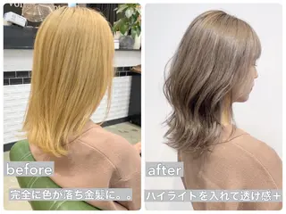 セミロング volta∞knot【ボルタノット】所属・topstylist 満足度⭐️堀川星哉のヘアスタイル