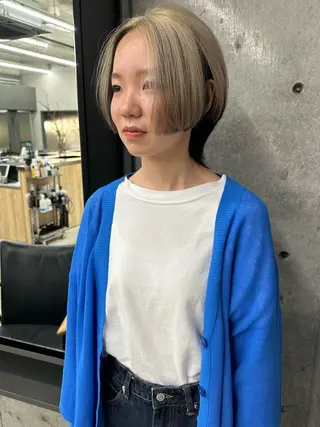ショート ボブ/似合わせカット /ニュアンスカラーのヘアスタイル
