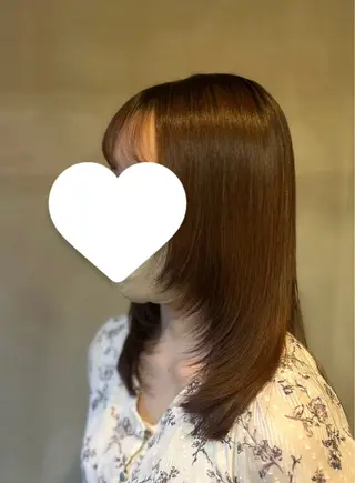 ミディアム hairsalon ulu所属・仙台/抜け感カラー /工藤のヘアスタイル